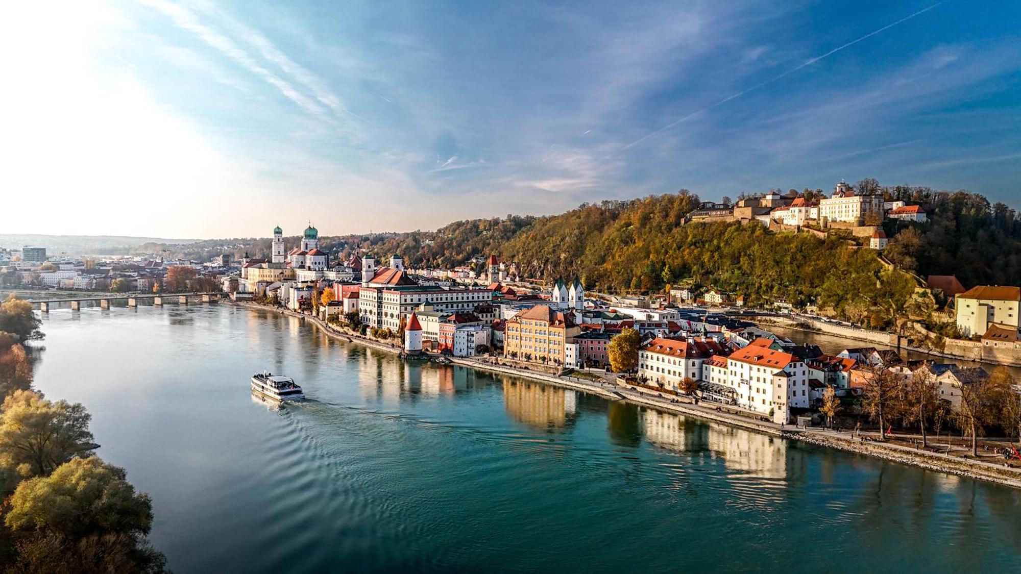 Apartment Passau B - Stilvoll, Modern & Cozy Im Zentrum Von Passau Luaran gambar